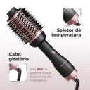 Ver imagem 6 de Escova Secadora Mondial Black Rose Argan 3 em 1 1200w Preto/rosa Bivolt - Es-14-bi