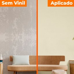 Papel de Parede Adesivo Lavavel Texturizado Casca Bege - 5
