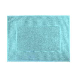 Tapete para Banheiro Toalha de Piso Algodão Ultra Absorvente - Piscina - 1