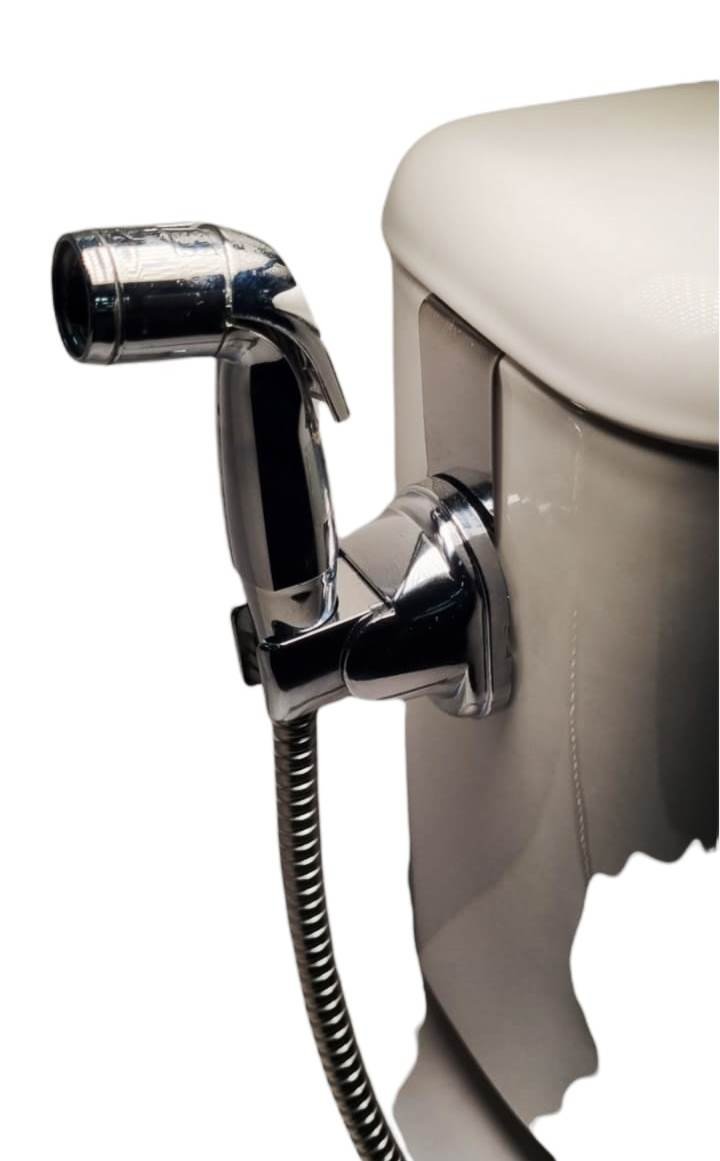Suporte Ducha Higiênica Luxo para Pendurar na Caixa Acoplada - 4