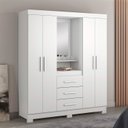 Ver imagem 2 de Guarda-roupa 4 Portas Nt 5015 Branco - Notável