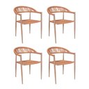 Ver imagem 1 de Kit com 4 Cadeiras em Alumínio e Corda Náutica Laguna