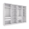Conjunto Closet Kappesberg Adapt Branco 2 Peças 308cm - 2