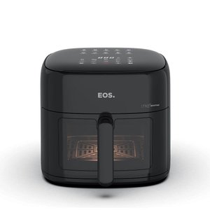 Fritadeira sem Óleo Air Fryer Eos Chef Gourmet 6.2 Litros Compacta Digital Preto Eaf60p 220v