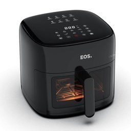 Fritadeira sem Óleo Air Fryer Eos Chef Gourmet 6.2 Litros Compacta Digital Preto Eaf60p 220v - 9
