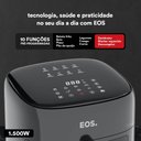 Ver imagem 6 de Fritadeira sem Óleo Air Fryer Eos Chef Gourmet 6.2 Litros Compacta Digital Preto Eaf60p 220v