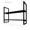 Ver imagem 5 de Nicho Industrial Suspenso para Cozinha - Prateleira Decorativa