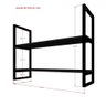 Nicho Industrial Suspenso para Cozinha - Prateleira Decorativa - 5