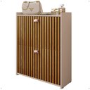 Ver imagem 1 de Sapateira Quarto Vertical Organizadora 12 Pares Calçados Prateleira Gavetas Basculante Fendi/ripado