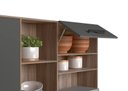 Ver imagem 6 de Kit Cozinha Hortelã 8 Portas Carvalho Nature/Chumbo - Nicioli