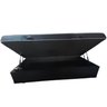 Cama Box Baú Solteiro Conjugado, (com Colchão Acoplado) em Suede Preto - 2