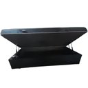 Ver imagem 2 de Cama Box Baú Solteiro Conjugado, (com Colchão Acoplado) em Suede Preto
