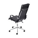 Ver imagem 3 de Cadeira de Escritório Giratoria Eames Soft Preta - Alta | Cromado