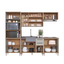 Ver imagem 6 de Conjunto de Cozinha Modulada Completa 5 Peças 280cm Isabelle Delmarco