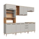 Ver imagem 1 de Conjunto de Cozinha Modulada Completa 5 Peças 280cm Isabelle Delmarco