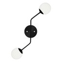 Ver imagem 4 de Arandela Aro Preto Jabuticaba Globo De Vidro Orby