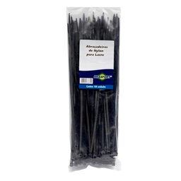 Pacote Abraçadeira em Nylon 200x7,6mm Preta Brasfort - 1