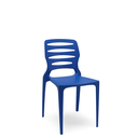 Ver imagem 1 de Cadeira Fixa Ville Plaxmetal Polipropileno Azul Bic