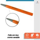 Ver imagem 2 de Punção de Centro Aço Cromo Vanádio 120mm X 5mm Starfer Precisão e Durabilidade para Marcação de Meta