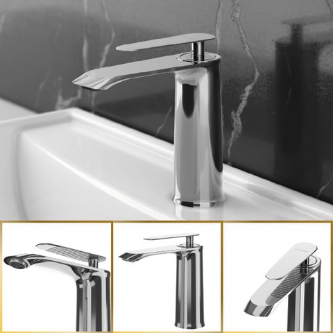 Torneira Banheiro Misturador 100% Metal Premium Moscou Cromado