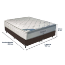 Ver imagem 5 de Cama Box King Marrom e Colchão Freedom Ortobom D33