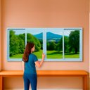 Ver imagem 6 de Janela Correr 4 Folhas Vidro 150cm X 120cm Vidro Temperado 6cm Fábrica do Alumínio