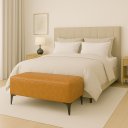 Ver imagem 4 de Banqueta Vegas Puff para Sala Quarto Closet Courino Whisky