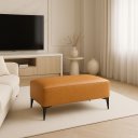 Ver imagem 3 de Banqueta Vegas Puff para Sala Quarto Closet Courino Whisky