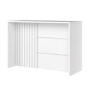 Ver imagem 2 de Bancada de Cozinha Ilha Gourmet com Ripado Branco Hp - Henn