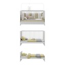 Ver imagem 4 de Berço 3 em 1 com Colchão Incluso Multimóveis Framboesa MP4302 Branco