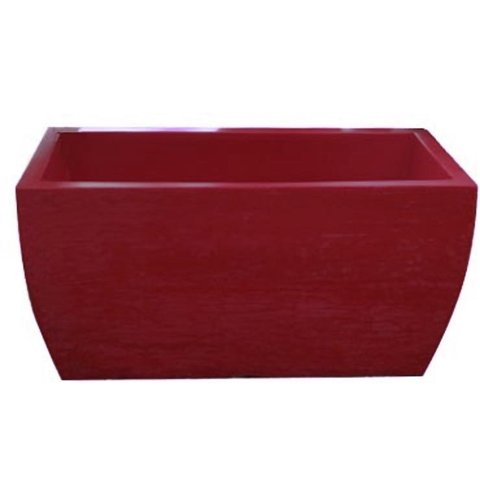 Vaso Planta 50x25 Jardineira Floreira Polietileno - VINHO BORDO 021