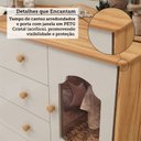Ver imagem 7 de Quarto de Bebê Cômoda Berço 3 em 1 Capitonê MDF Maya Provençal Yescasa