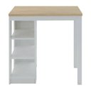 Ver imagem 5 de Bancada Ilha Cozinha 3 Prateleiras 90x60 Cm Cd1022 Cinza Dtall