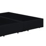 Base Box Casal Bipartido Santo Box Suede Preto 40x138x188 - 2