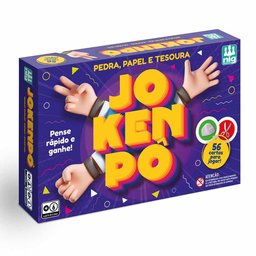 Jogo de Cartas Infantil - Pedra Papel e Tesoura - Jokenpô - Nig Brinquedos - 2