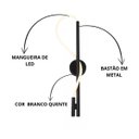Ver imagem 4 de Luminária Arandela Bastão em metal + Mangueira Led 90 Cm