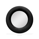 Ver imagem 3 de Espelho Decorativo Madrid Veludo 60cm Preto
