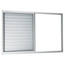 Ver imagem 3 de Janela de Correr Alumínio Branco 03 Folhas Veneziana Classic - 100x100