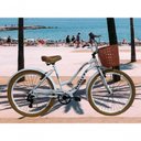 Ver imagem 7 de Bicicleta Retro Feminina Aro 26 Beach +7v Shimano -route Bike Branco