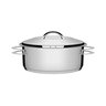 Caçarola Tramontina Solar Rasa em Aço Inox Fundo Triplo com Tampa e Alças 24 Cm 4,7 L Tramontina - 1
