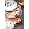 Caçarola Tramontina Solar Rasa em Aço Inox Fundo Triplo com Tampa e Alças 24 Cm 4,7 L Tramontina - 3
