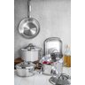 Caçarola Tramontina Solar Rasa em Aço Inox Fundo Triplo com Tampa e Alças 24 Cm 4,7 L Tramontina - 8