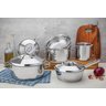 Caçarola Tramontina Solar Rasa em Aço Inox Fundo Triplo com Tampa e Alças 24 Cm 4,7 L Tramontina - 9