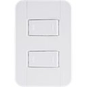 Ver imagem 1 de Conjunto 4x2 com 2 Interruptores Paralelos 10 a 250 V Tramontina Tablet Branco