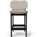Ver imagem 5 de Banqueta Baixa Bar Cozinha Sala Jantar Fixa Betta L02 Preto Linho Bege - Lyam Decor Banqueta Baixa B