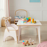 Jogo Mesa Cadeirinha Infantil Portátil de Apoio Brinquedos Infantil Educativa P/ Quarto Criança Bebê - 1