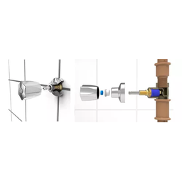 Reparo Registro Pressão Acqua System Top Fusion Estria Docol - 018402 - 2