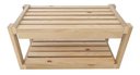 Ver imagem 2 de Combo com 2 Organizadores de calçados madeira pinus para hall de entrada Technox