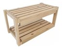 Ver imagem 3 de Combo com 2 Organizadores de calçados madeira pinus para hall de entrada Technox
