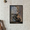 Ver imagem 2 de Quadro Chico Xavier - Reflexão 24x18cm - com Vidro:madeira Preta